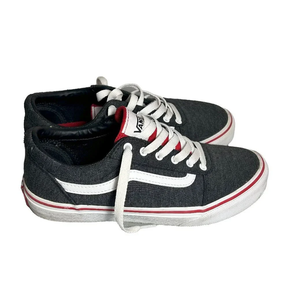Vans Era Check Block Charcoal Grey Unisex Size Youth 4 - Picture 4 of 7